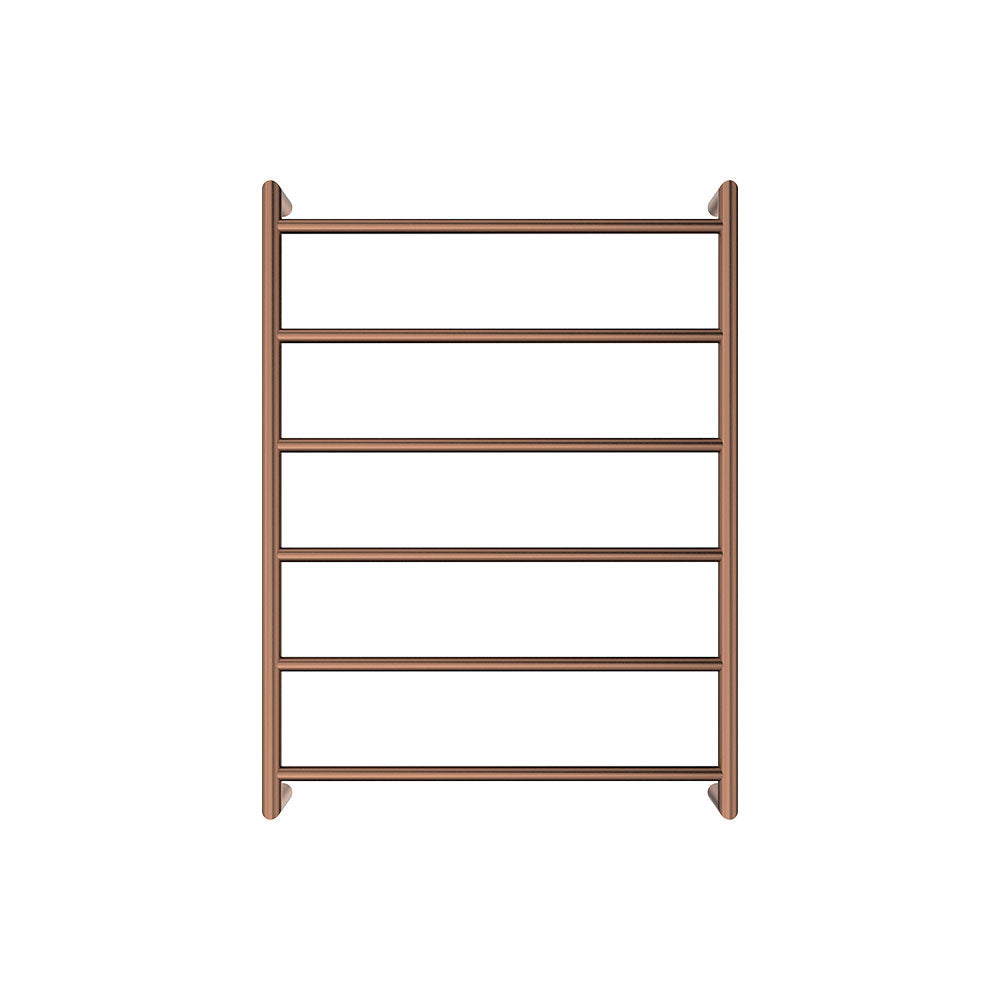 Kaya Heated Towel Rail, 600 x 800mm, Brushed Copper