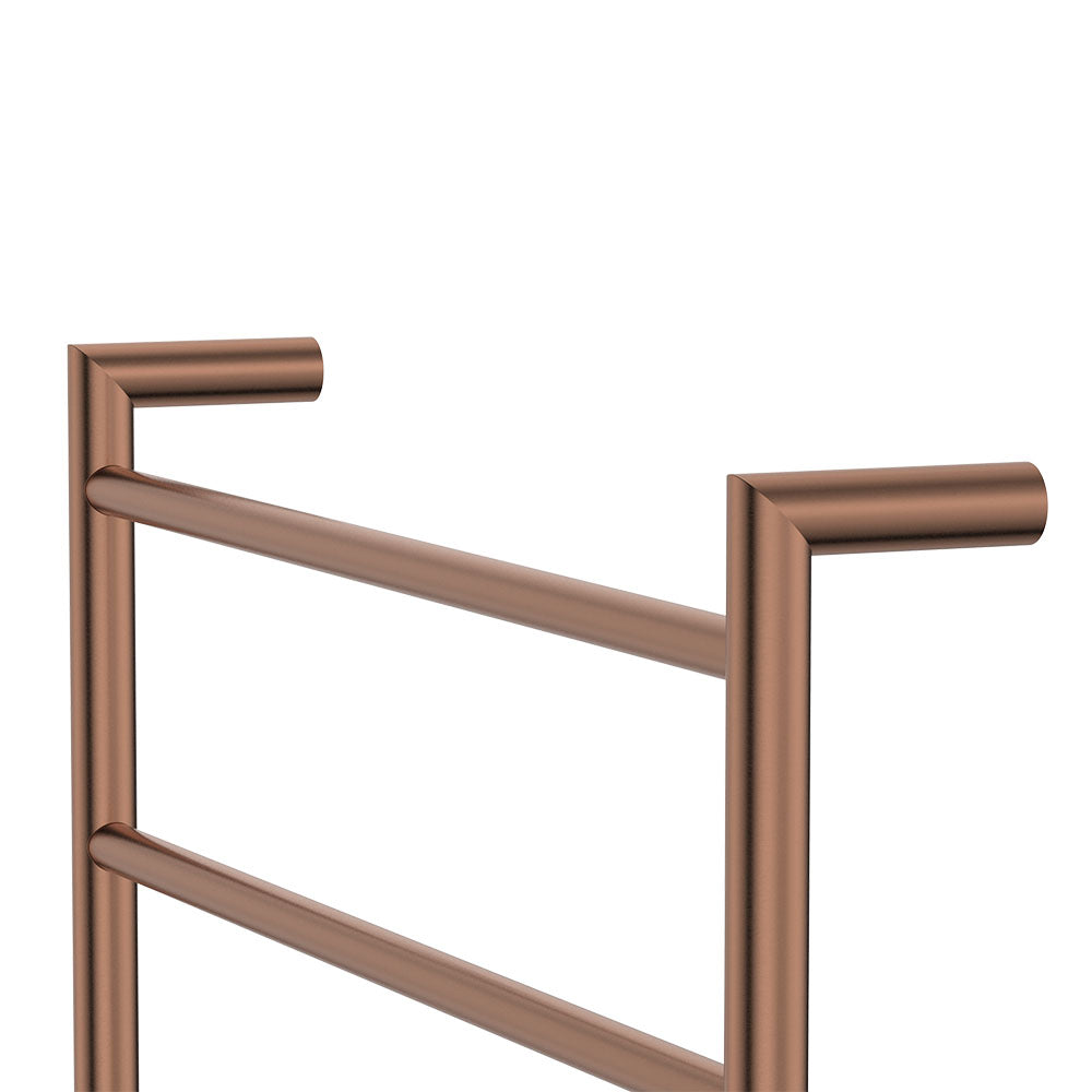Kaya Heated Towel Rail, 600 x 800mm, Brushed Copper