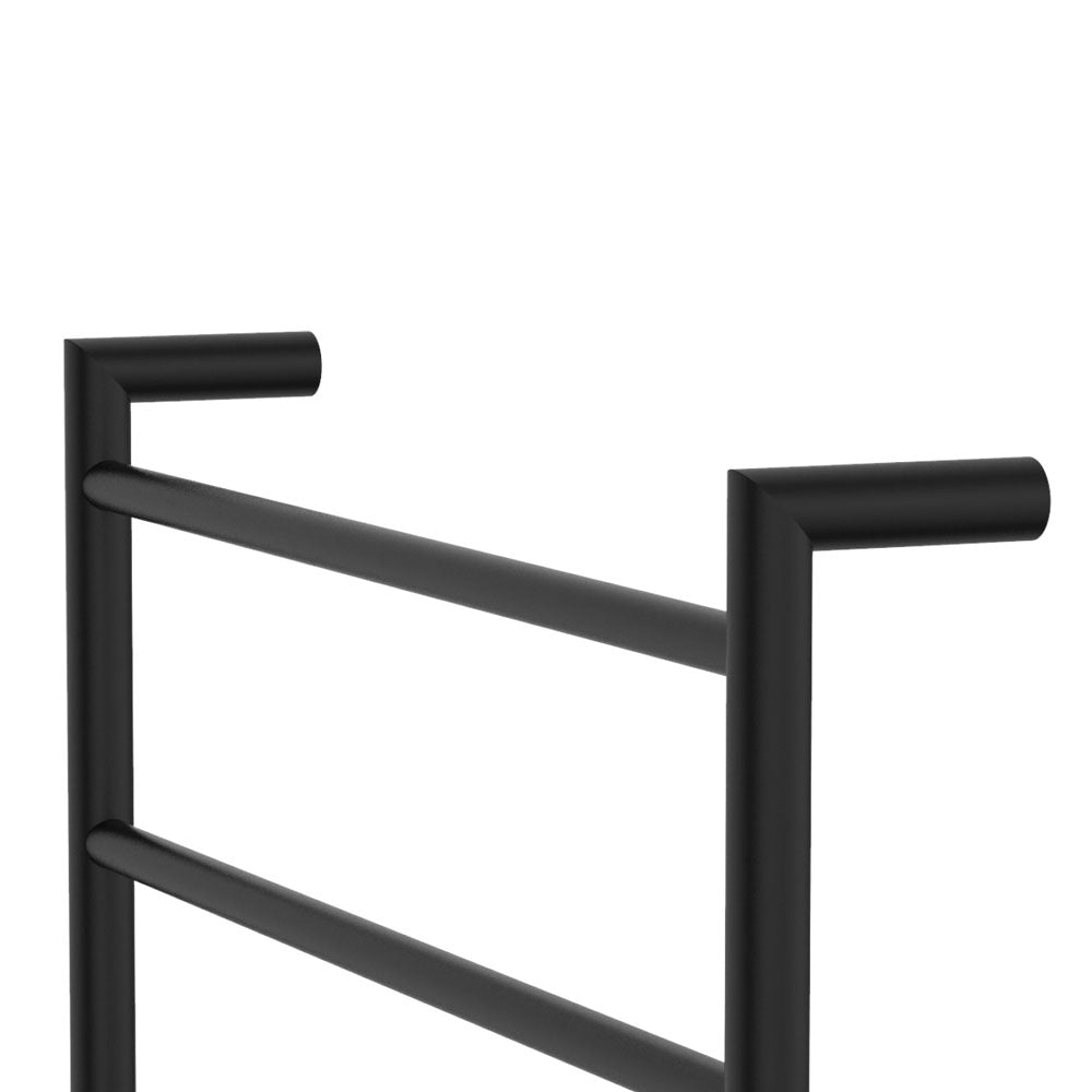 Kaya Heated Towel Rail, 600 x 800mm, Matte Black