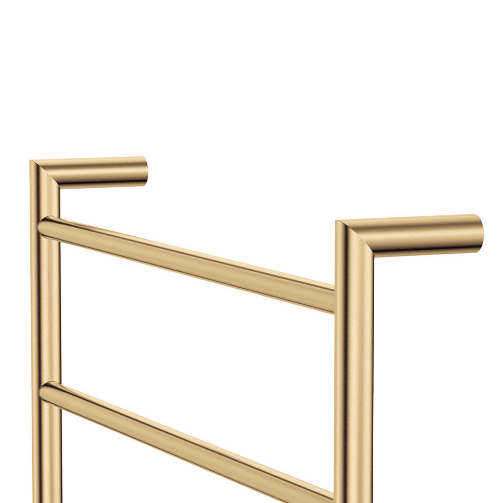 Kaya Heated Towel Rail, 600 x 800mm, Urban Brass