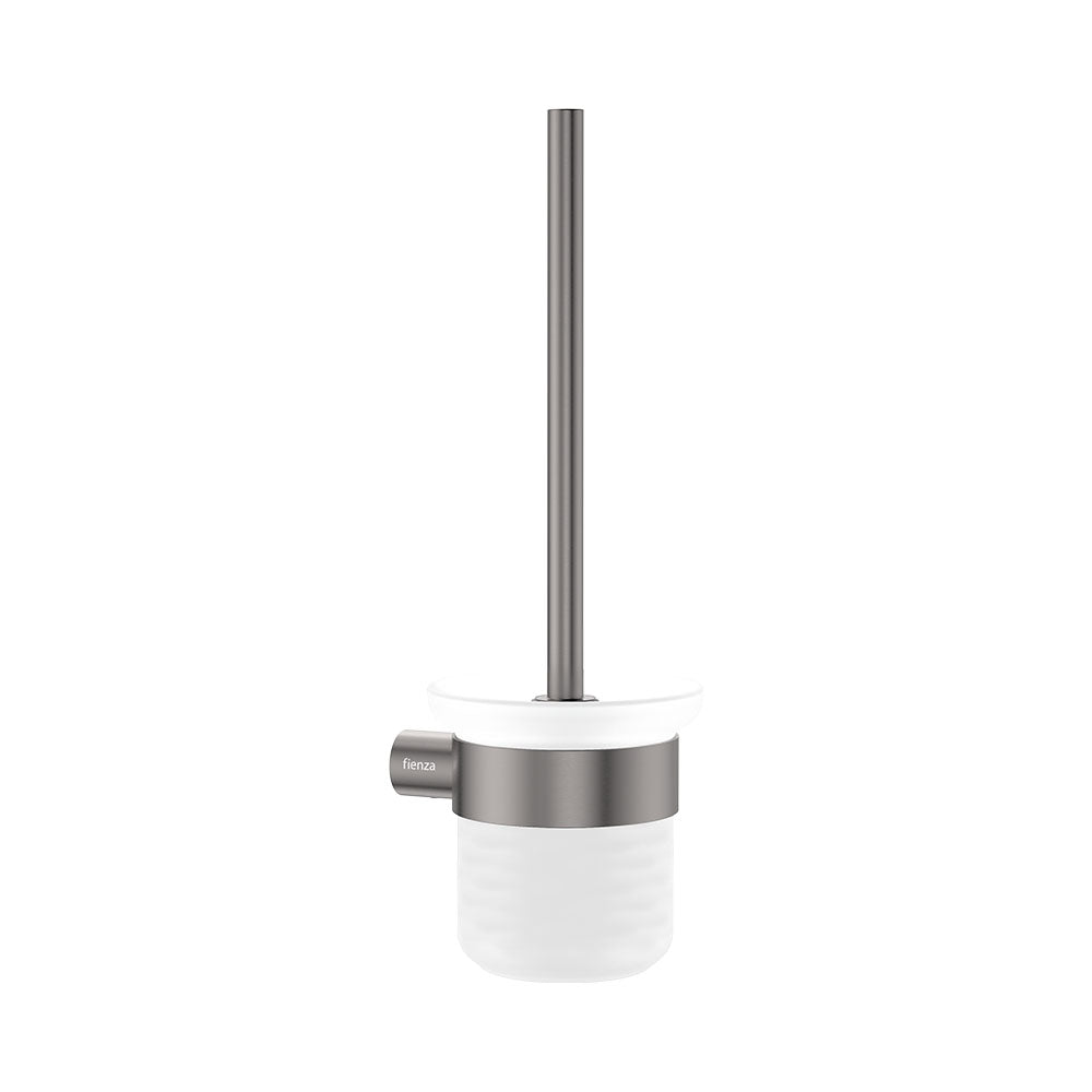 Empire Slim Toilet Brush & Holder, Gun Metal