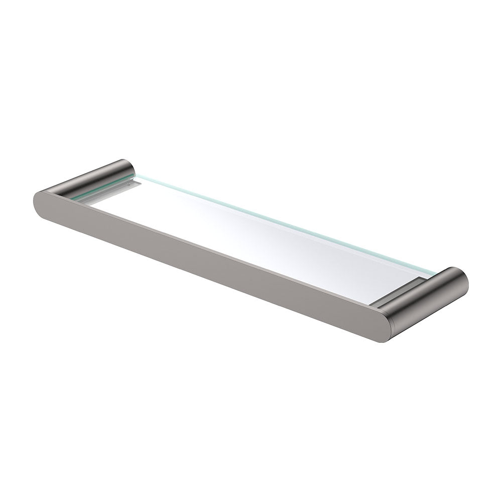 Empire Slim Glass Shelf, Gun Metal