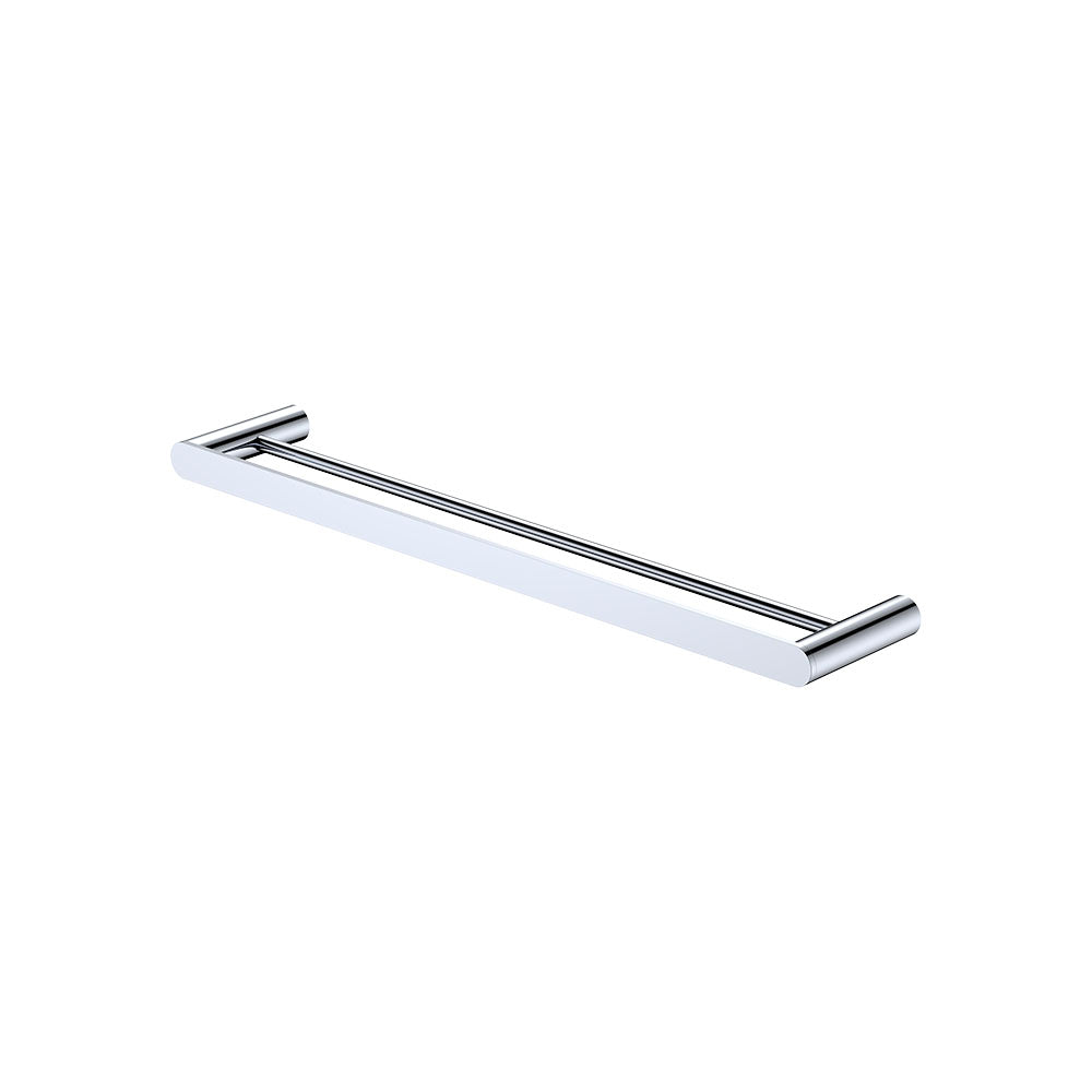 Empire Slim Double Towel Rail, 600mm, Chrome