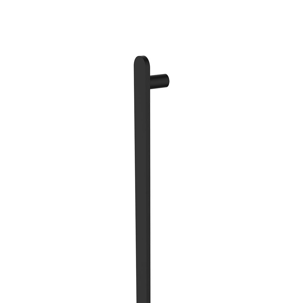 Empire Slim Vertical Heated Towel Rail, 60 x 900mm, Matte Black