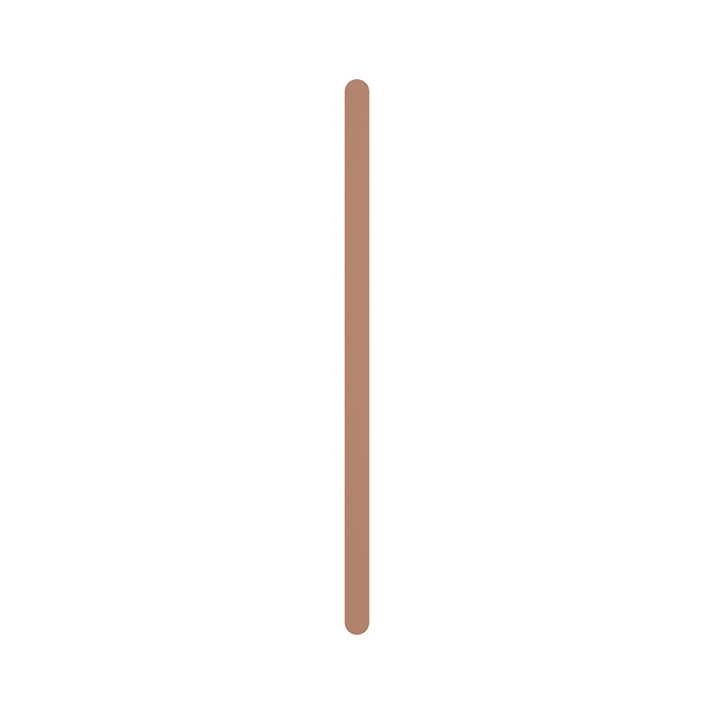 Empire Slim Vertical Heated Towel Rail, 60 x 900mm, Brushed Copper
