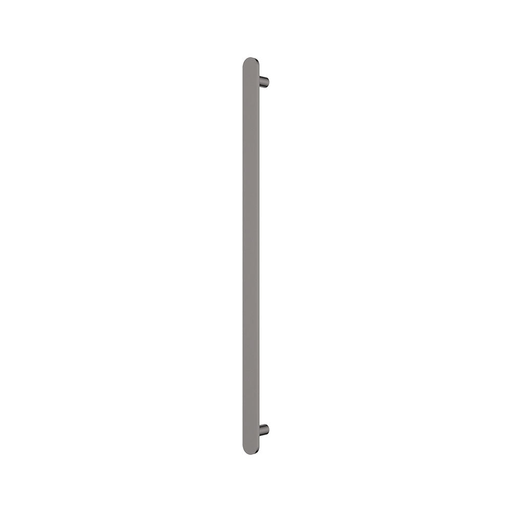 Empire Slim Vertical Heated Towel Rail, 60 x 900mm, Gun Metal