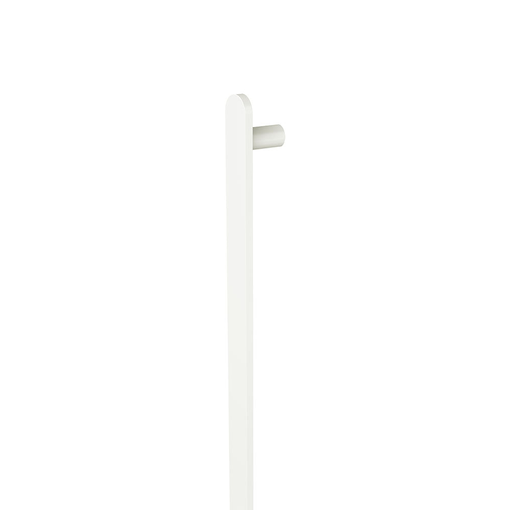Empire Slim Vertical Heated Towel Rail, 60 x 900mm, Matte White