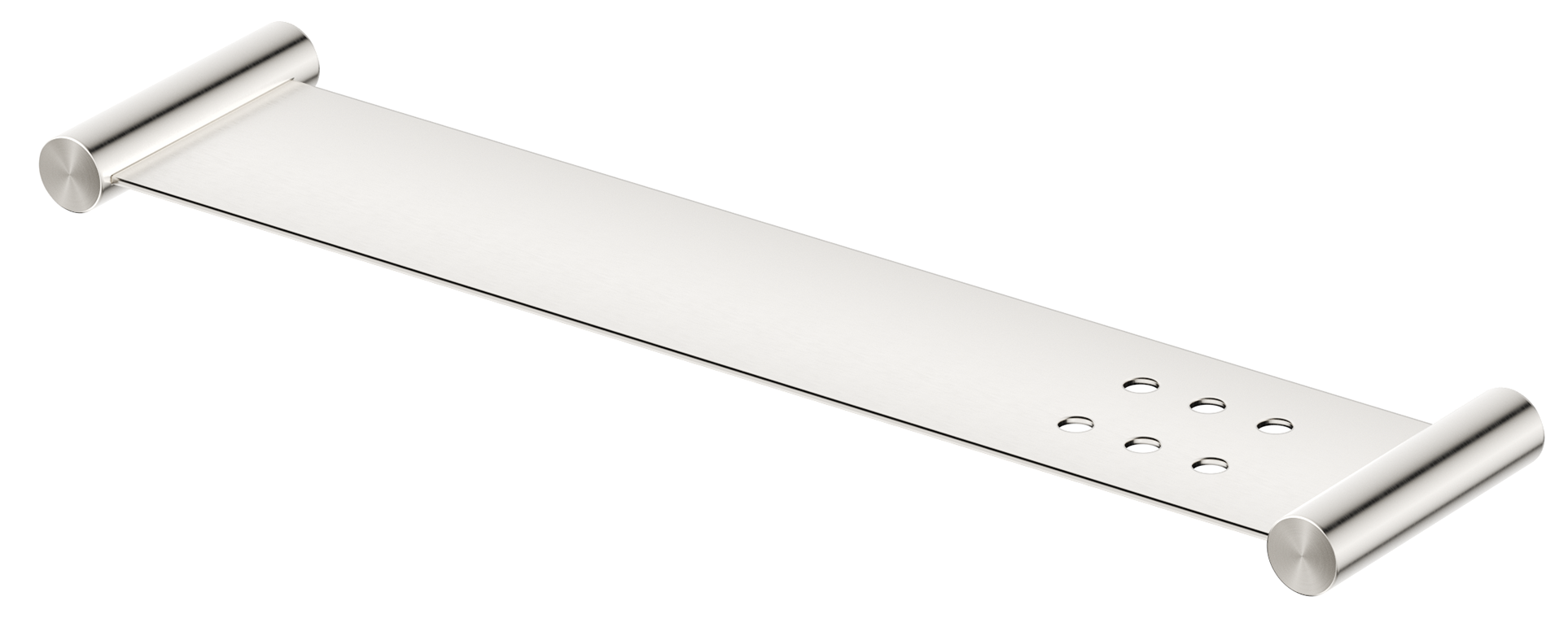 Mica Stainless Shelf - 400mm - Brushed Nickel