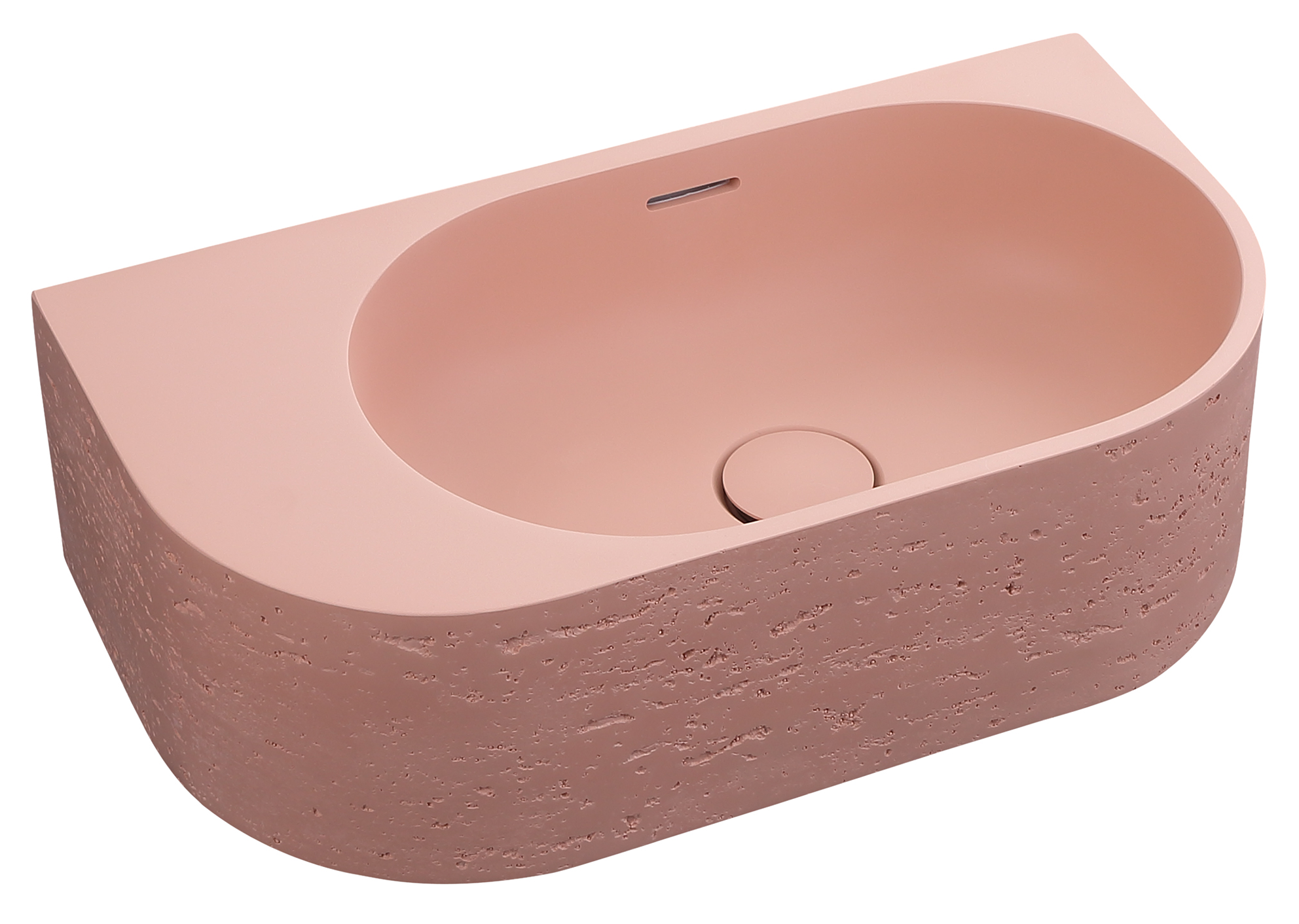 Elysia - Left-Hand - 500 x 275 x 150mm - Rose