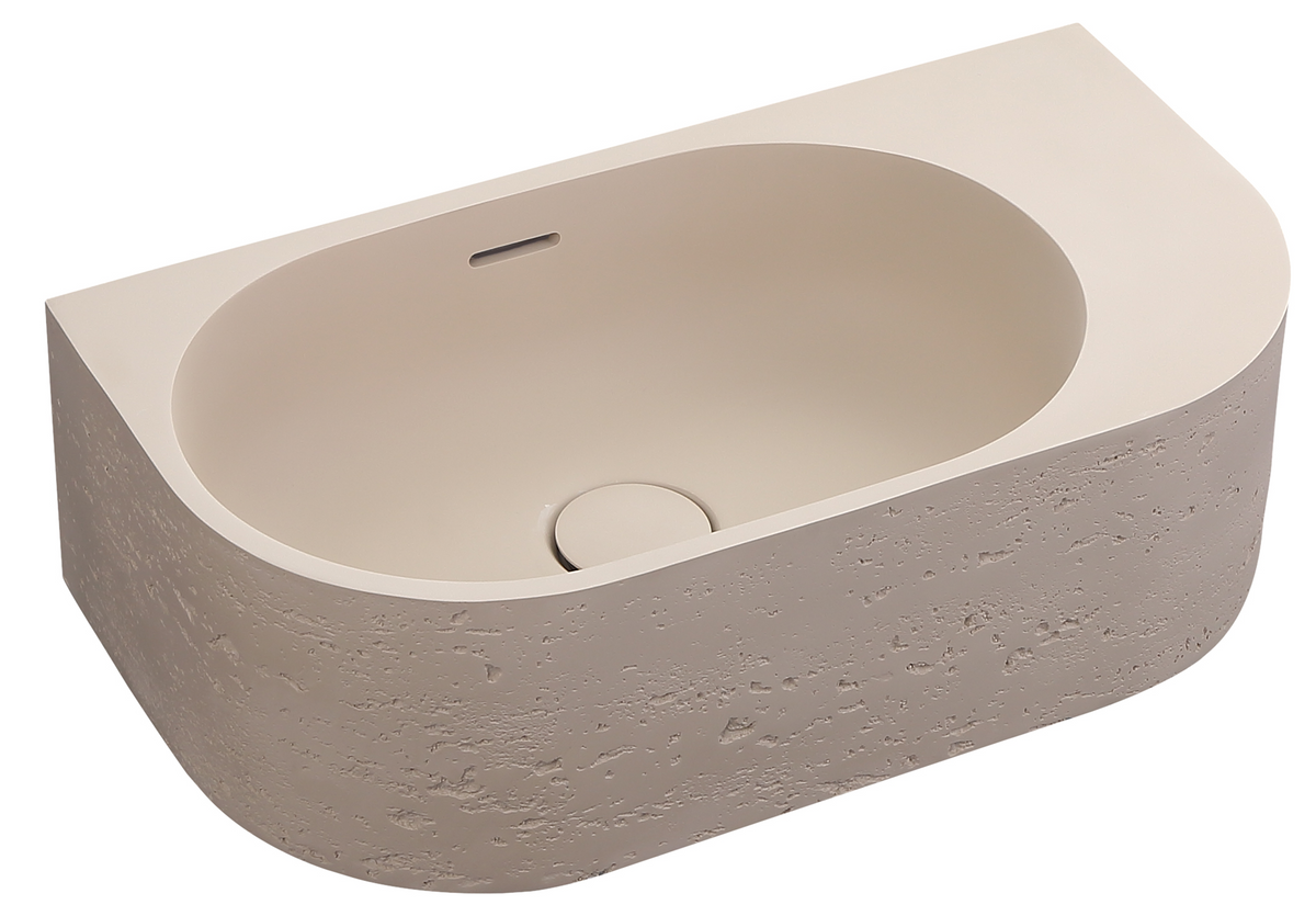 Elysia - Right-Hand - 500 x 275 x 150mm - Latte