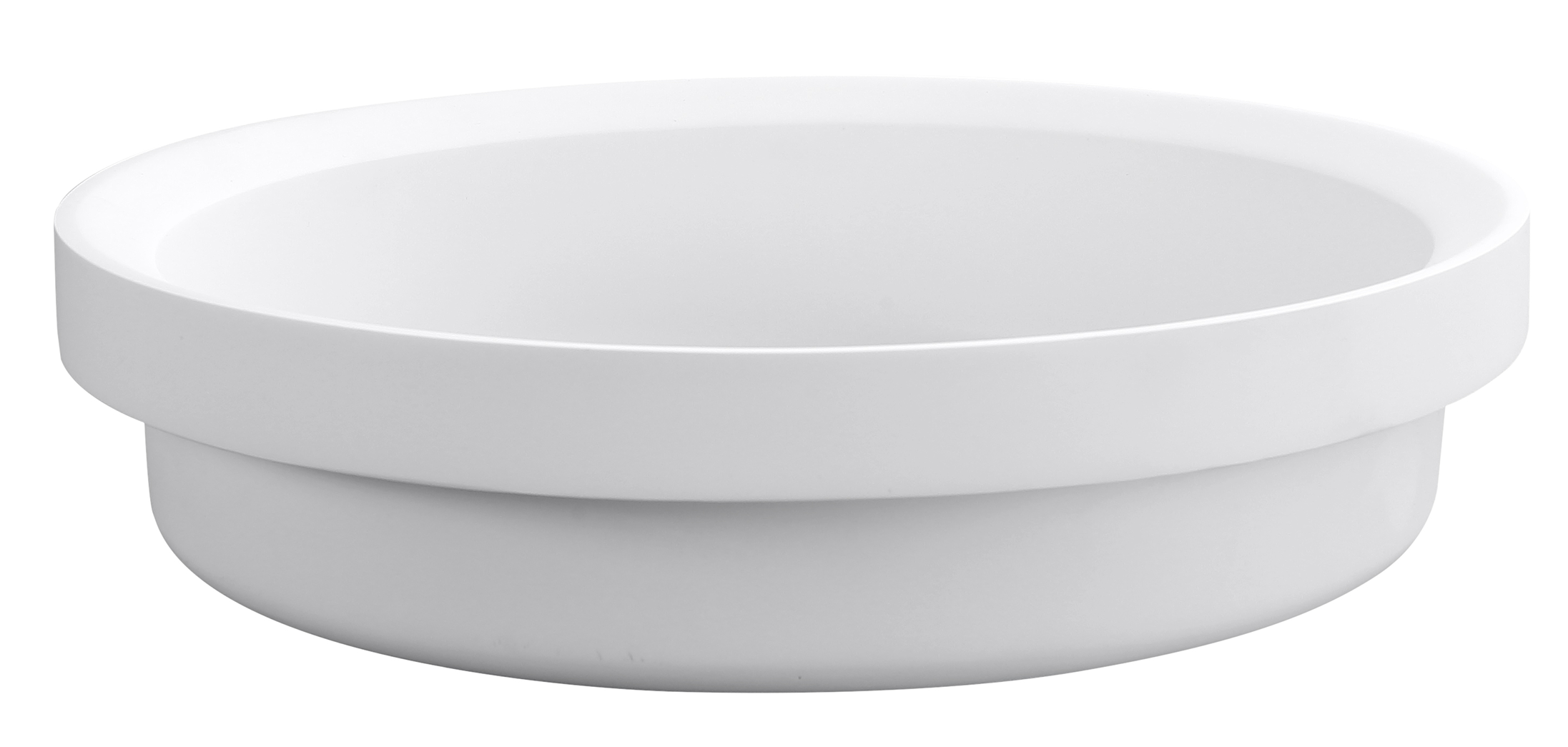 Calypsa - Semi-Inset- 430 x 430 x 135mm - Matte White