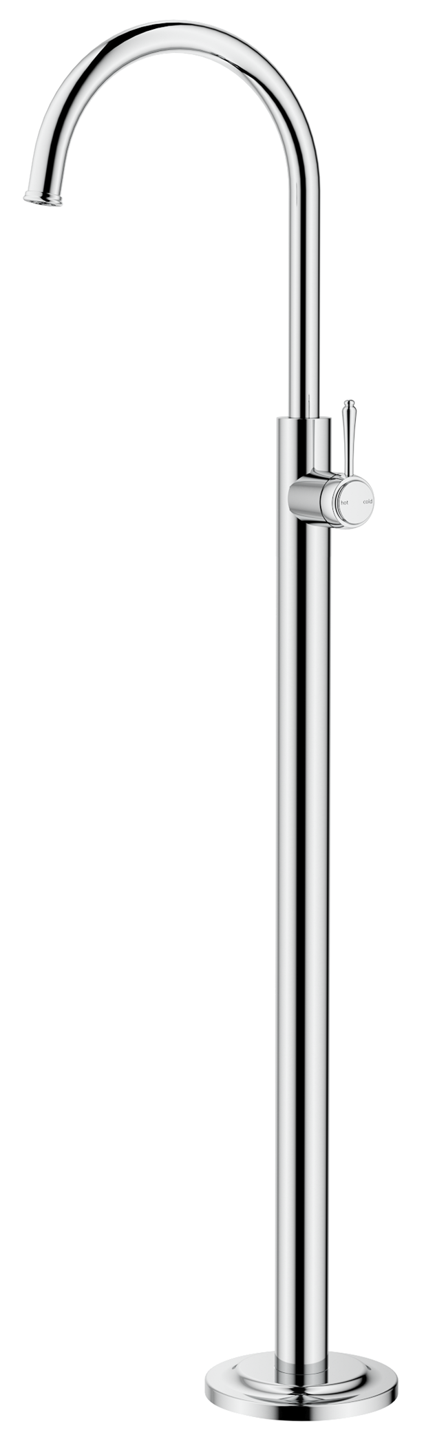 Mica Heritage Freestanding Bath Mixer - TRIM KIT ONLY - Chrome