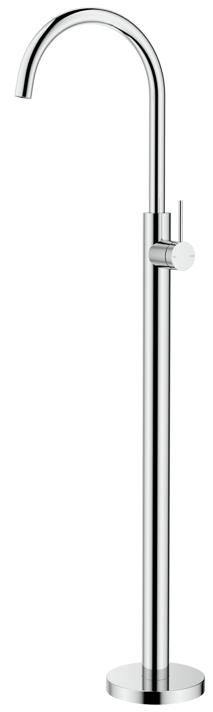 Mica Freestanding Bath Mixer - TRIM KIT ONLY - Chrome