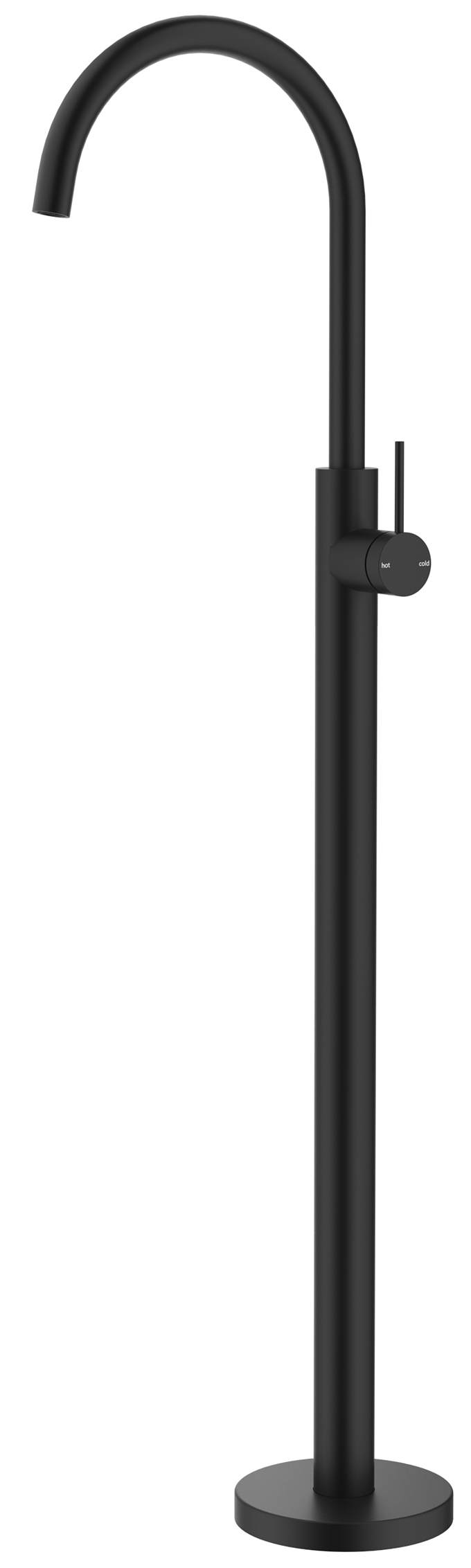 Mica Freestanding Bath Mixer - TRIM KIT ONLY - Black
