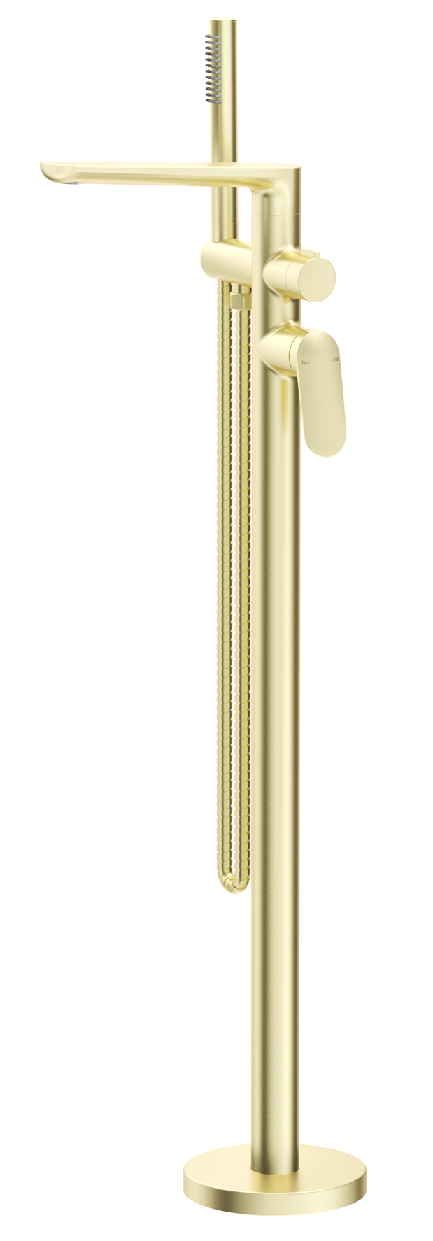 Lantra Freestanding Bath Mixer with Hand Shower - TRIM KIT ONLY - French Gold