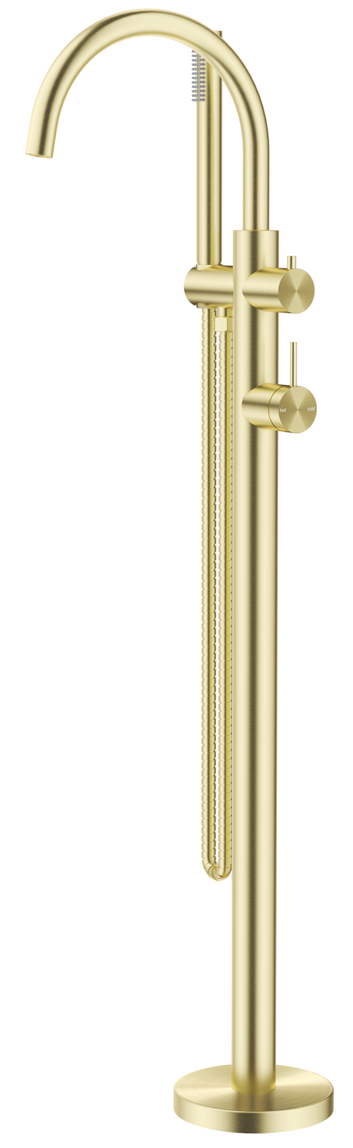 Mica Freestanding Bath Mixer with Hand Shower - TRIM KIT ONLY - French Gold
