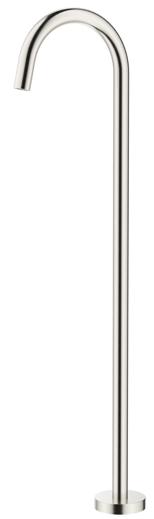 Mica Freestanding Bath Spout - Brushed Nickel