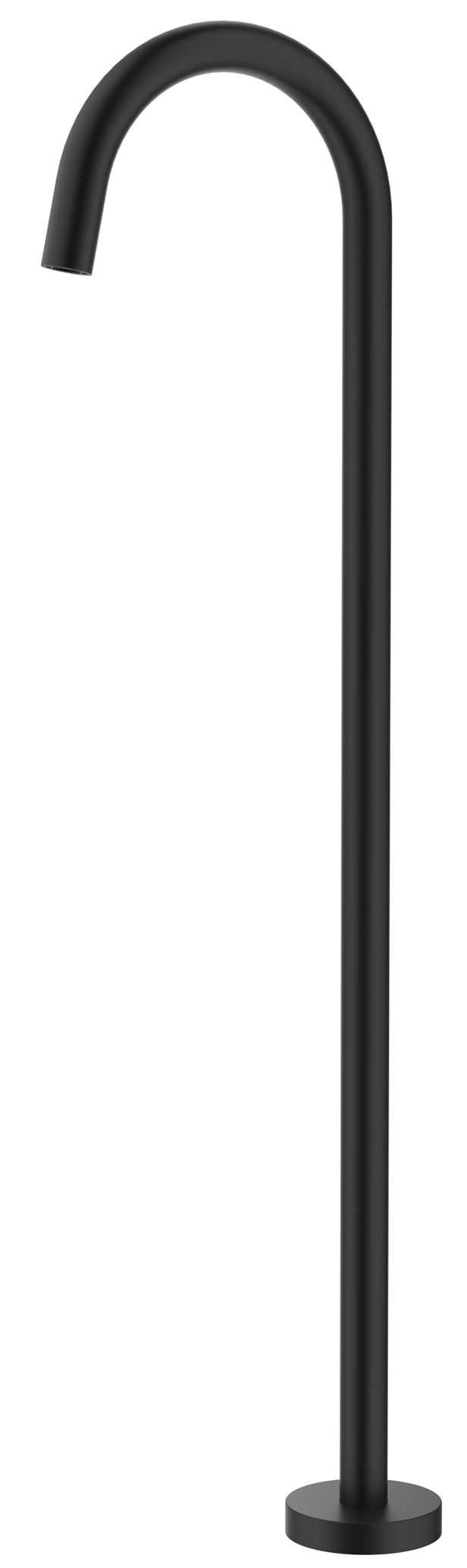 Mica Freestanding Bath Spout - Black