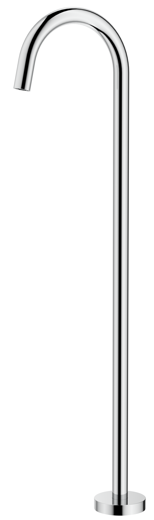 Mica Freestanding Bath Spout - Chrome