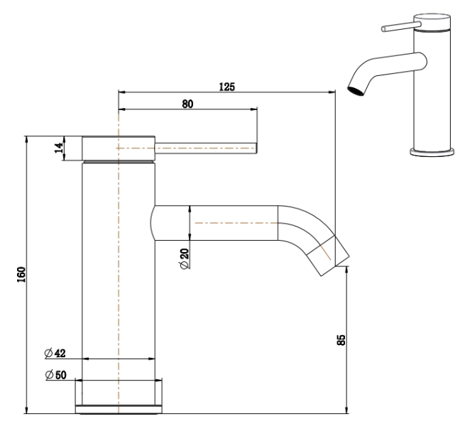 Mica Basin Mixer - image 1