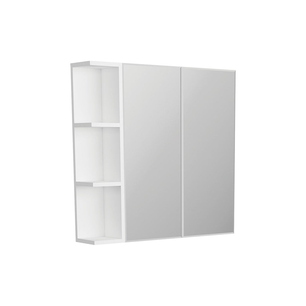 Bevel Edge 600 Mirror Cabinet, 1 Side Shelf