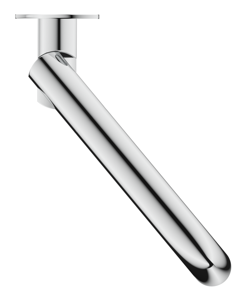 Mica Swivel Bath Spout - Curved - image 4