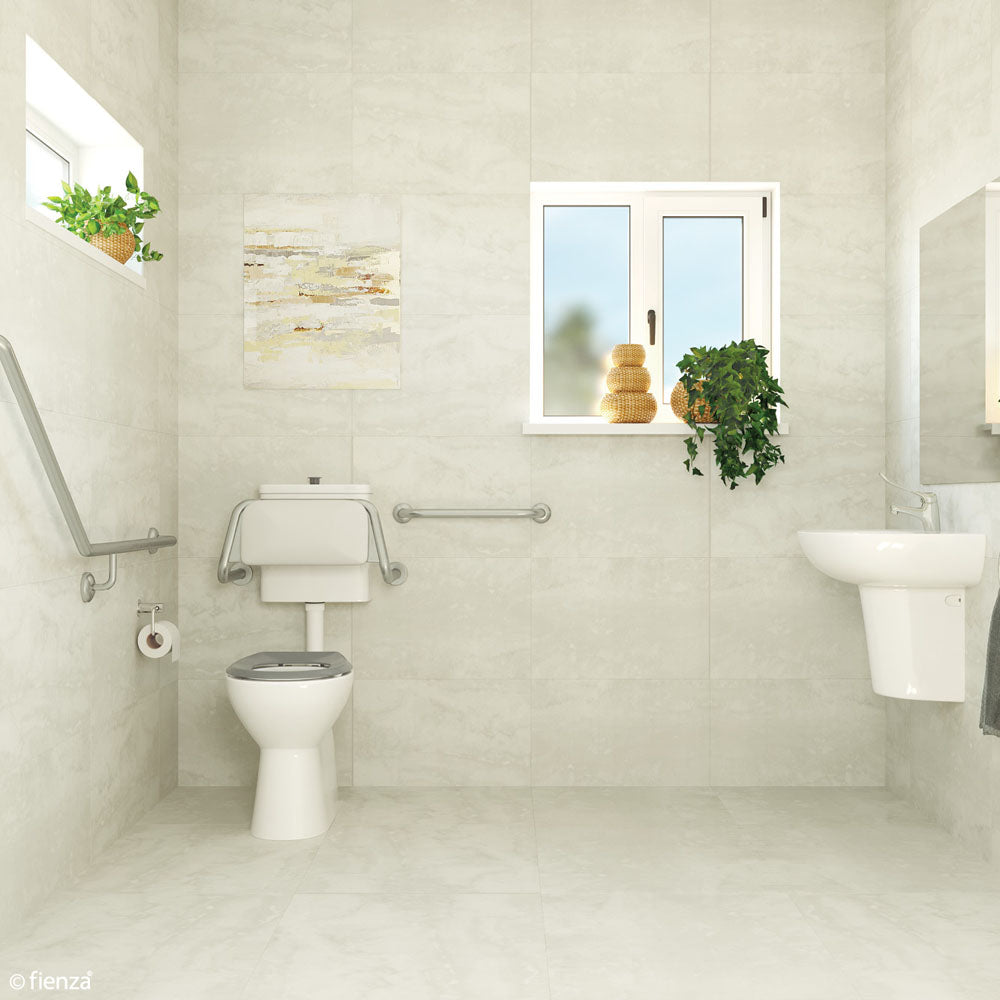 Accessible Toilet Care Kit 2 with Right-Hand 40° Rail