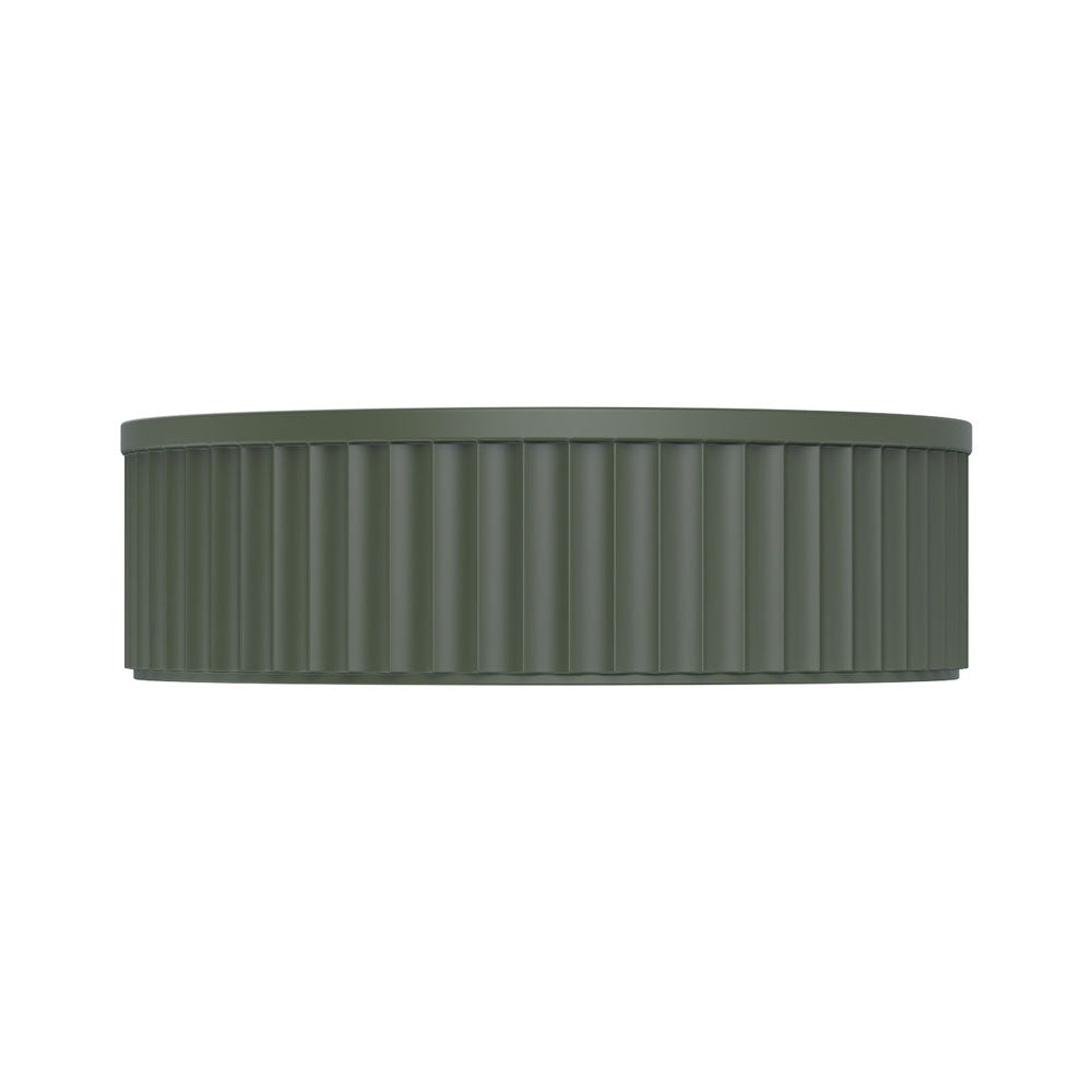 Minka Round Solid Surface Above Counter Basin, Forest