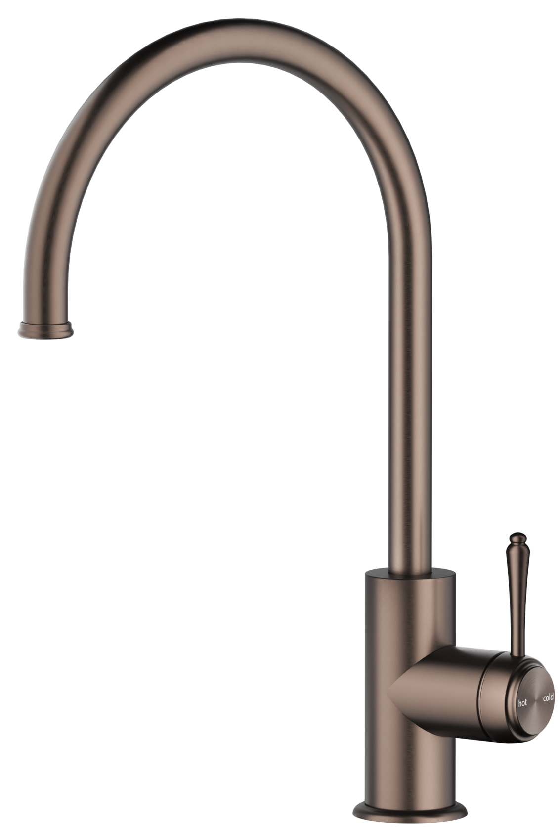 Mica Heritage Gooseneck Sink Mixer - Dusk Bronze