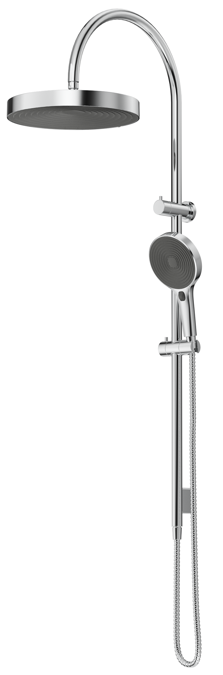 Lankaza Dual Shower Rail - Chrome