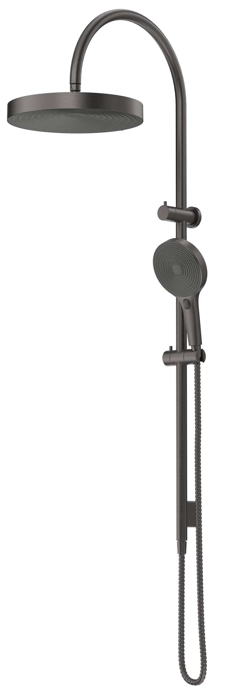 Lankaza Dual Shower Rail - Gunmetal