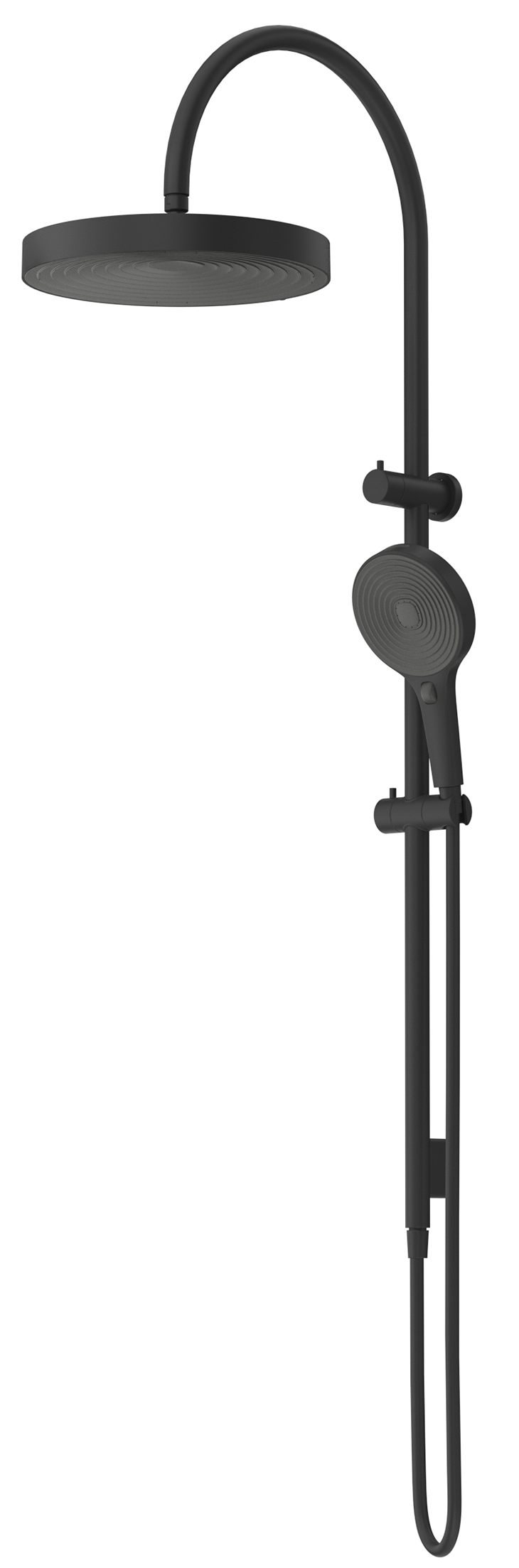 Lankaza Dual Shower Rail - Black
