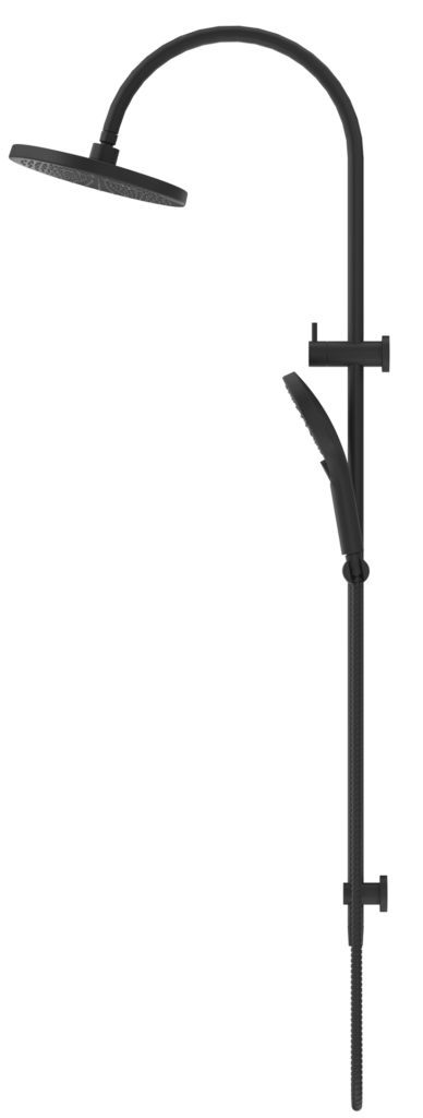 Mica Gooseneck Dual Shower Rail - image 2
