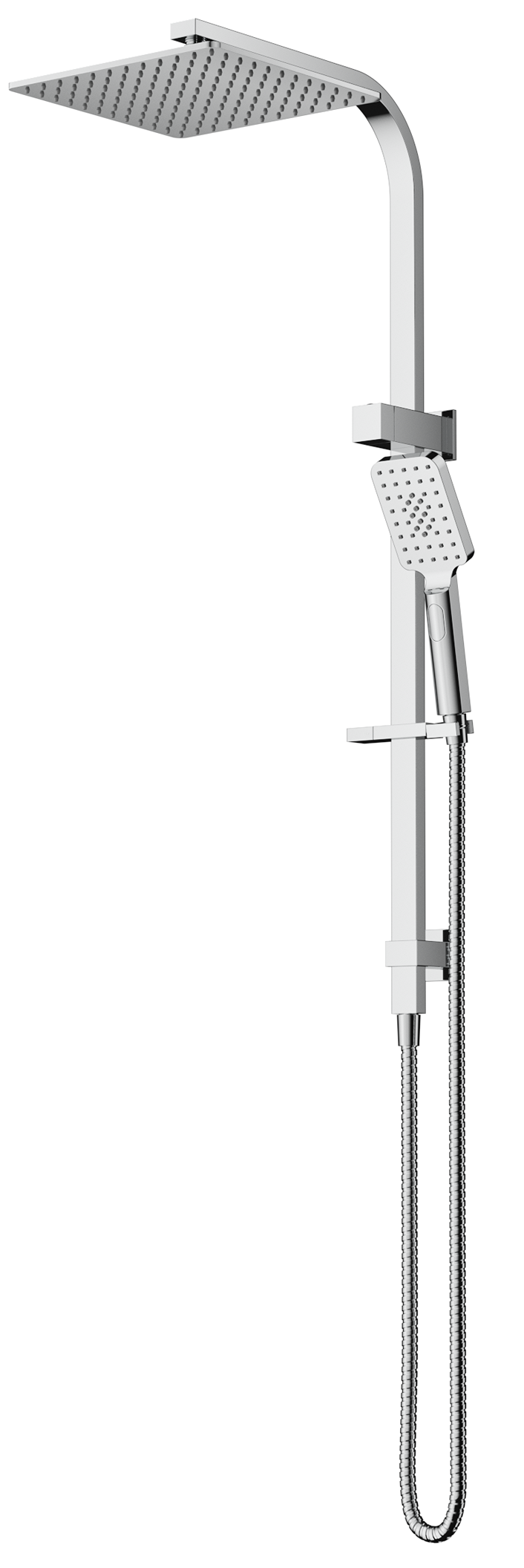 Cresta Dual Shower Rail - Chrome