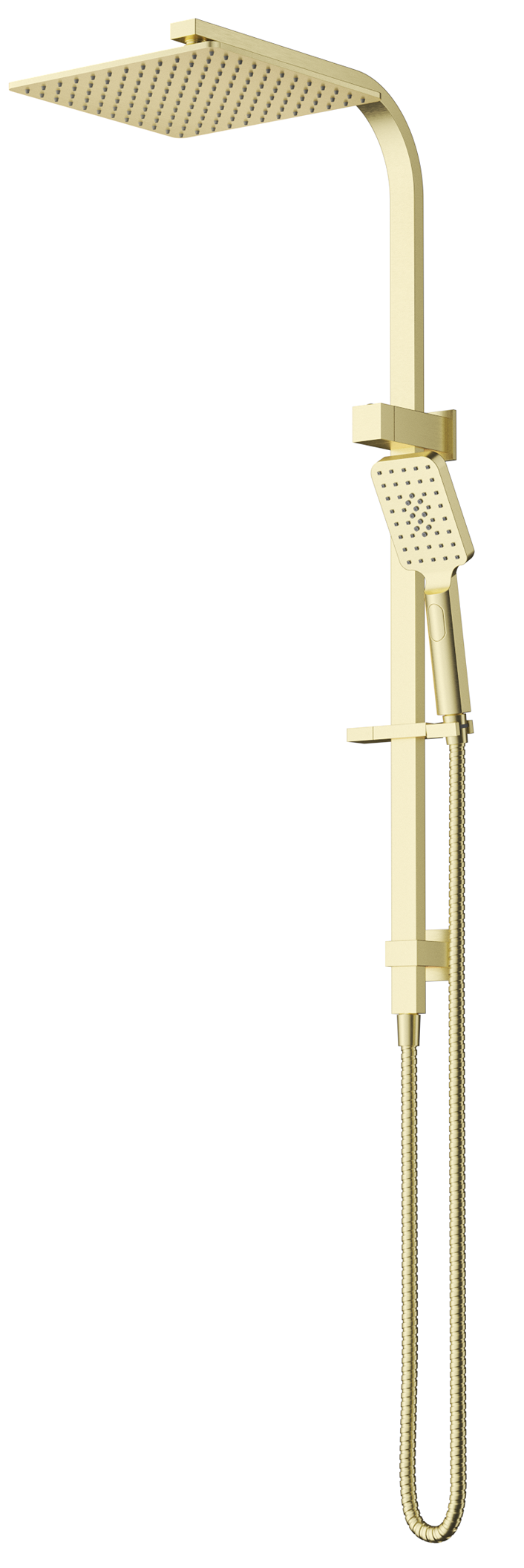 Cresta Dual Shower Rail - French Gold