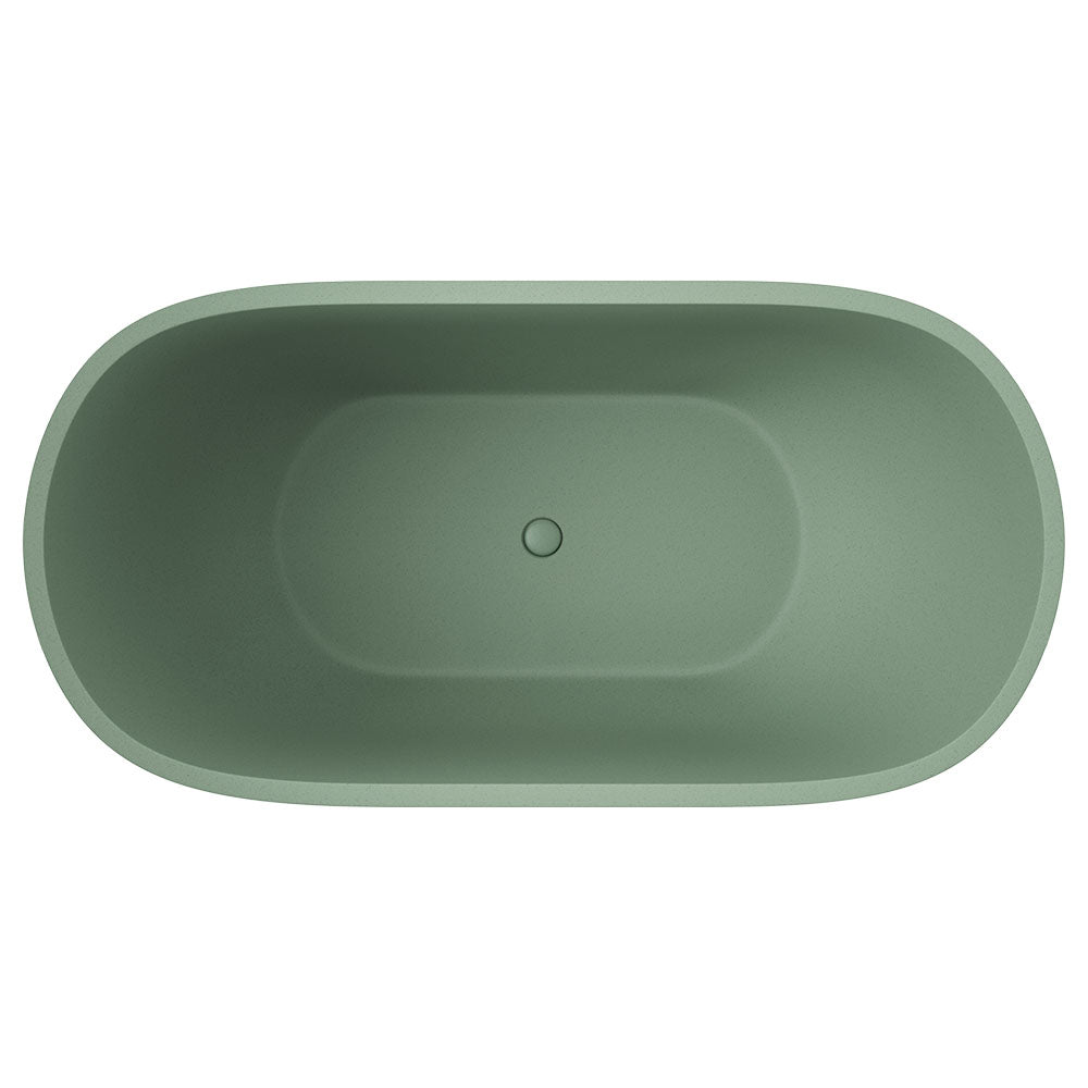 Jada Concrete Bath, Sage