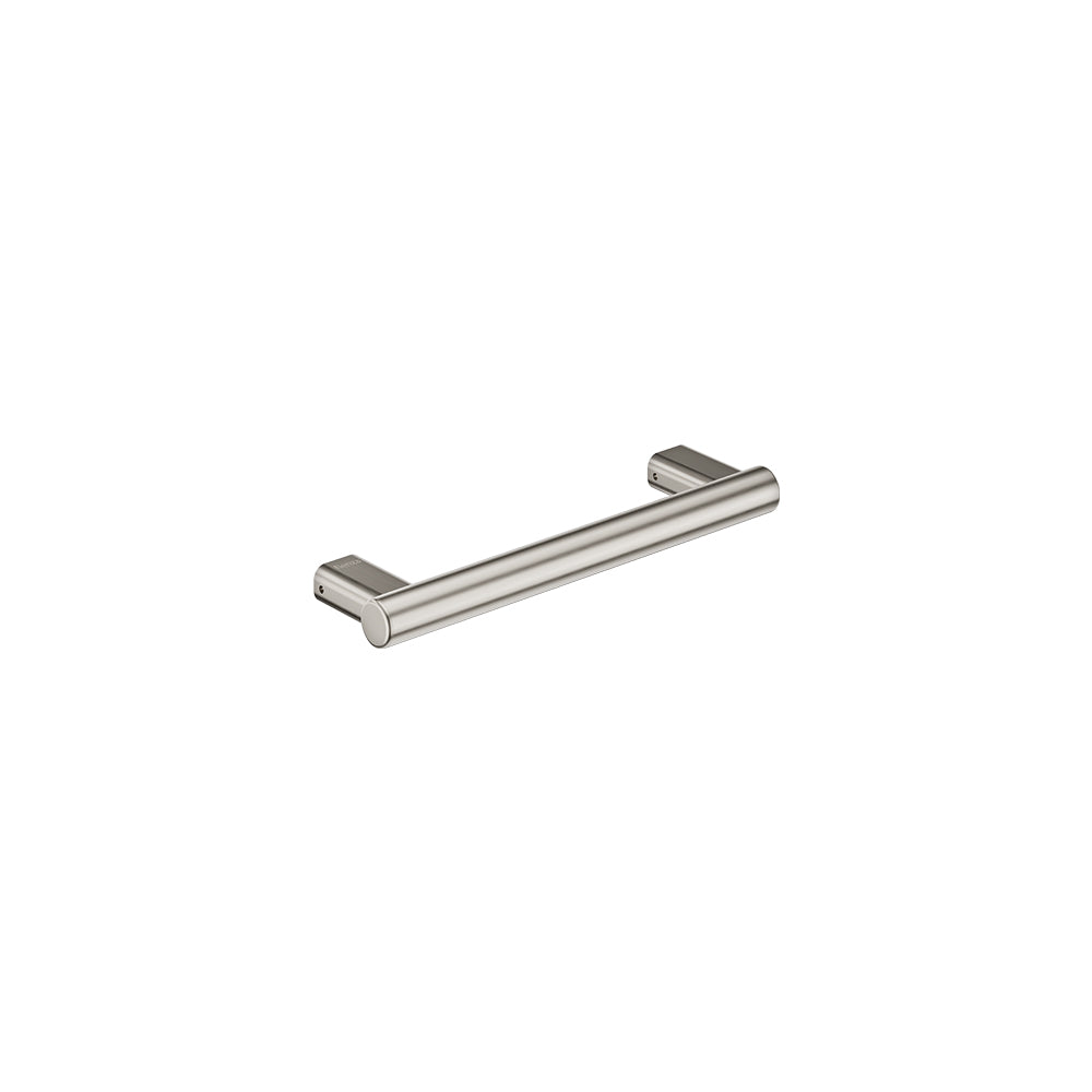Care Slimline Hand Grab Rail, 300mm, Brushed Nickel