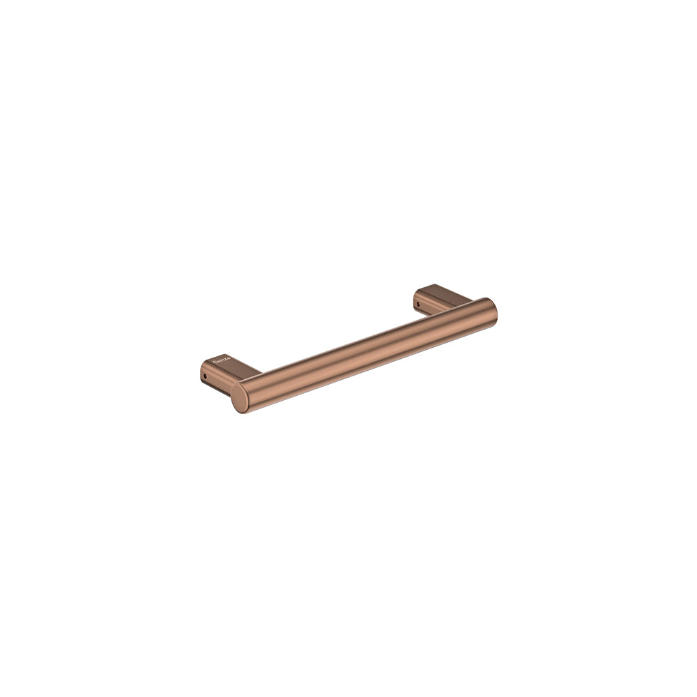 Care Slimline Hand Grab Rail, 300mm, Brushed Copper