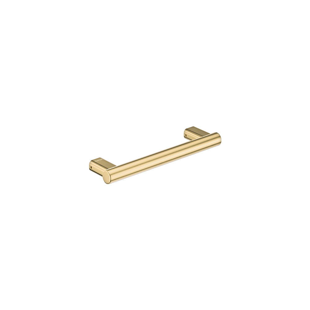 Care Slimline Hand Grab Rail, 300mm, Urban Brass