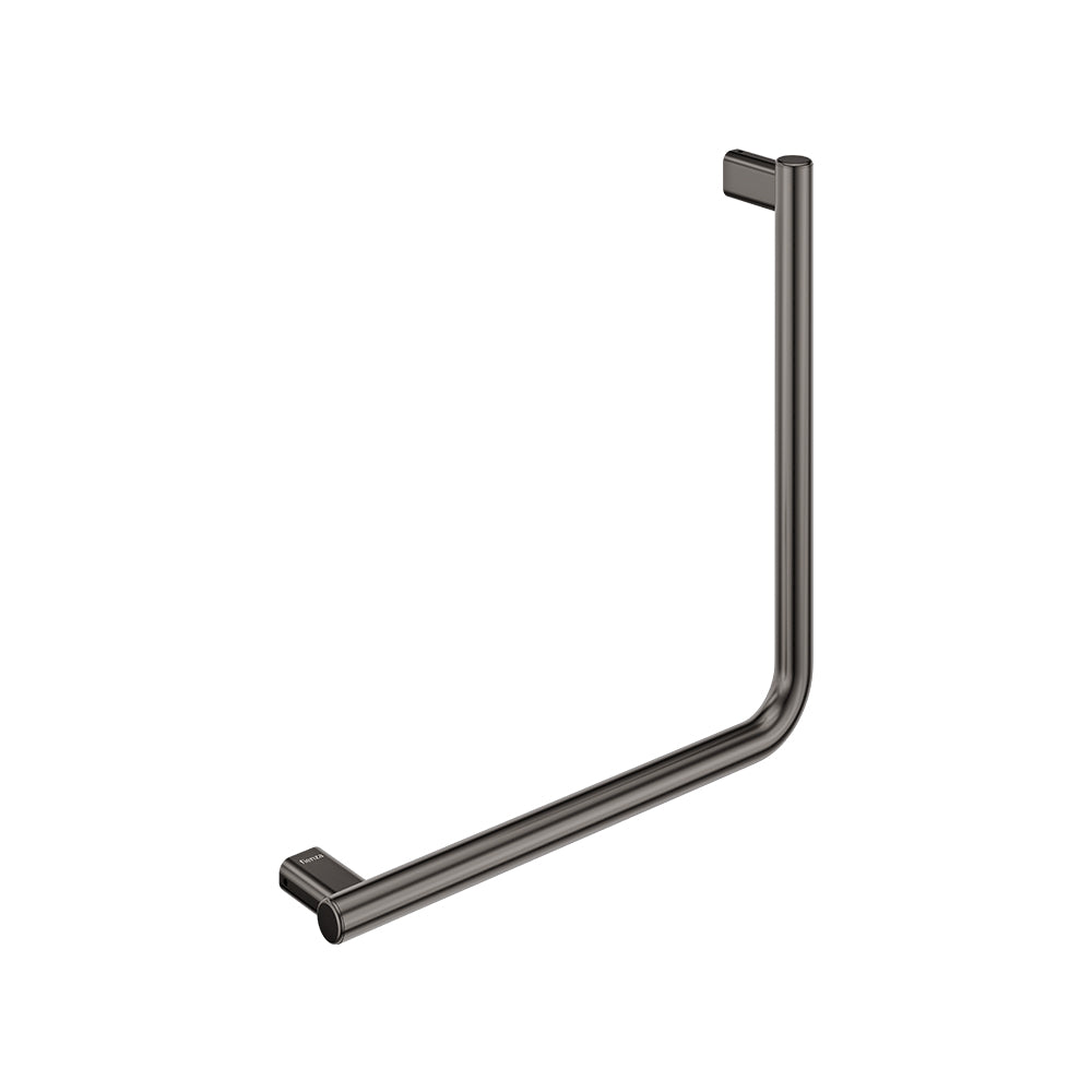 90° Care Slimline Ambulant Care Hand Grab Rail, Gun Metal