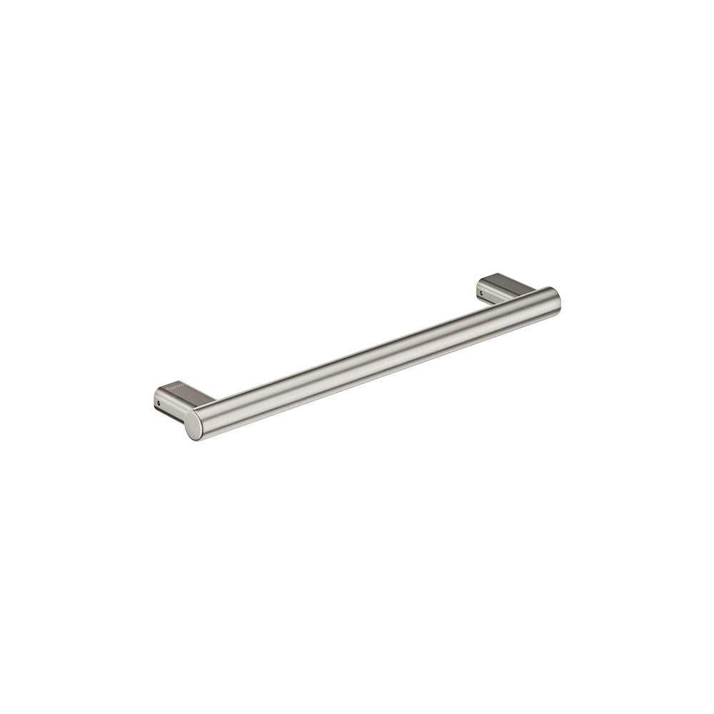 Care Slimline Hand Grab Rail, 450mm, Brushed Nickel