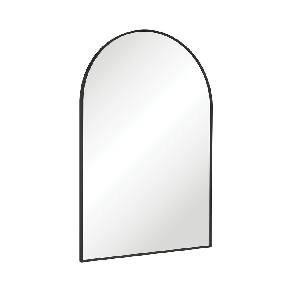 Arch Matte Black Framed Mirror