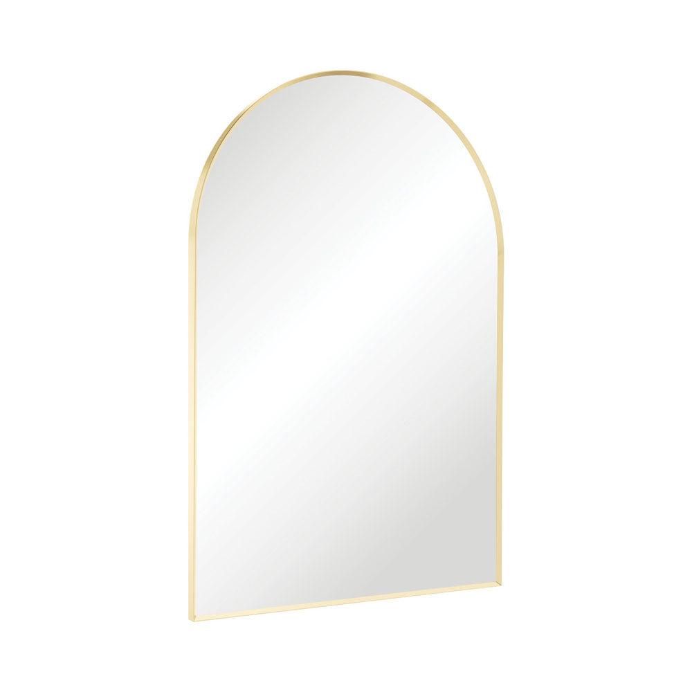 Arch Urban Brass Framed Mirror