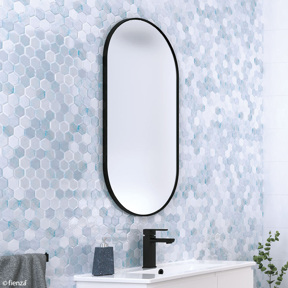 Empire Urban Brass Framed Mirror, 600 x 1200mm