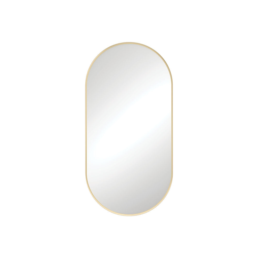 Empire Urban Brass Framed Mirror, 450 x 900mm