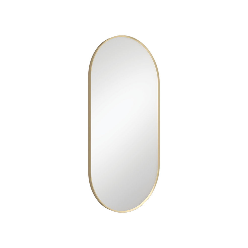 Empire Urban Brass Framed Mirror, 450 x 900mm