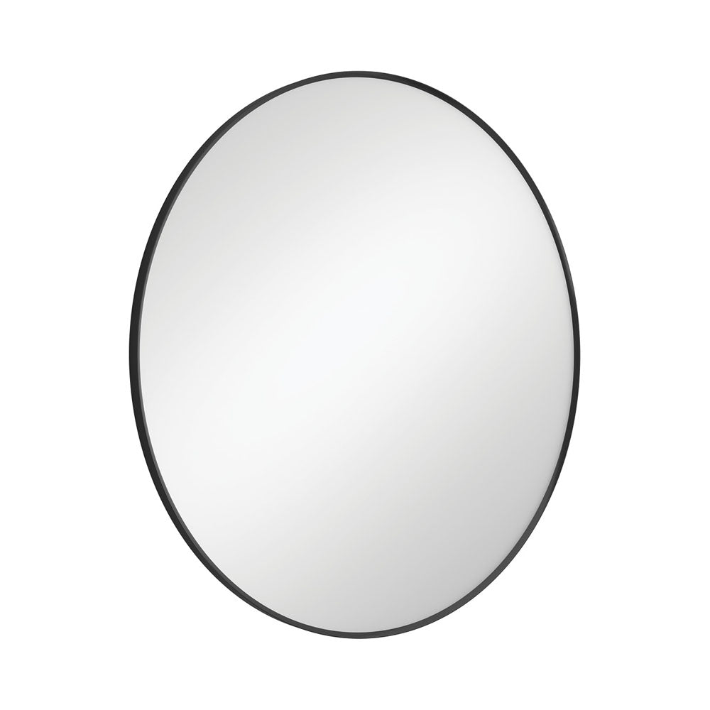 Reba Matte Black Framed Mirror, 800mm