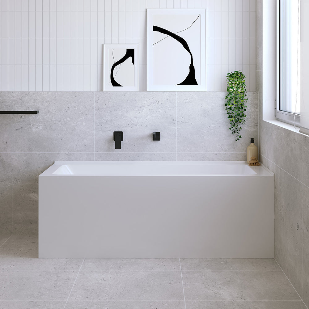 Sentor Left-Hand Acrylic Corner Bath, 1500mm