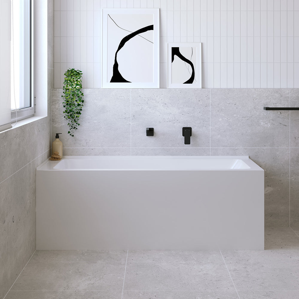 Sentor Right-Hand Acrylic Corner Bath, 1500mm