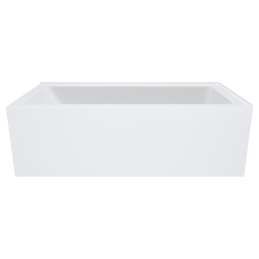 Sentor Left-Hand Acrylic Corner Bath with Overflow, 1650mm